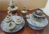 Oil Lamp pieces/hardware