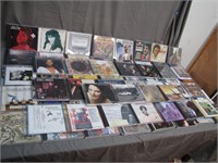 65 Assorted Empty CD Cases W/Artwork
