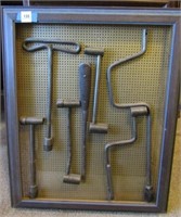 Display of Antique Walden Worchester Tools