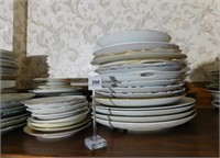 Decorated Plates, all sizes, approx. 75