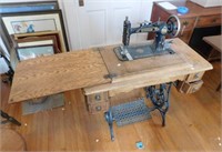 Windsor Treadle Sewing Machine, in cabinet