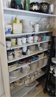 Many Collectible Dishes, Cups, Ice Buckets