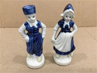 Vintage Hand Painted Dancing Dutch Couple