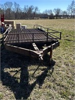 16ft Double-Axle Dove Tail Trailer