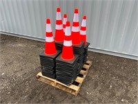 Quantity 100 Unused Safety Cones