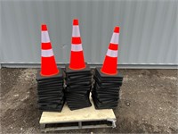 Quantity 50 Unused Safety Cones