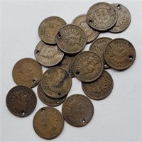 NICE LOT OF INDIAN HEAD PENNIES