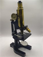 Early Spencer Microscope w/ High Low Power Lenses