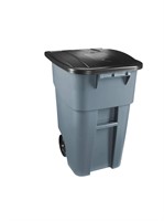 Rubbermaid Brute Rollout Trash Can  50 GAL  Gray