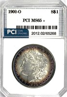1902-O Morgan Silver Dollar MS-65 + Rim Toning