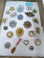 Vintage RS Brooches