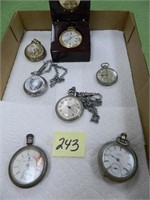 (7) Pocket Watches in As Is Condition Including