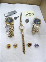 Helbros & Seiko Men's Wrist Watches, Lion's Lapel
