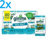 40 Packs Sea Salt Seaweed - (2x 20 pack)
