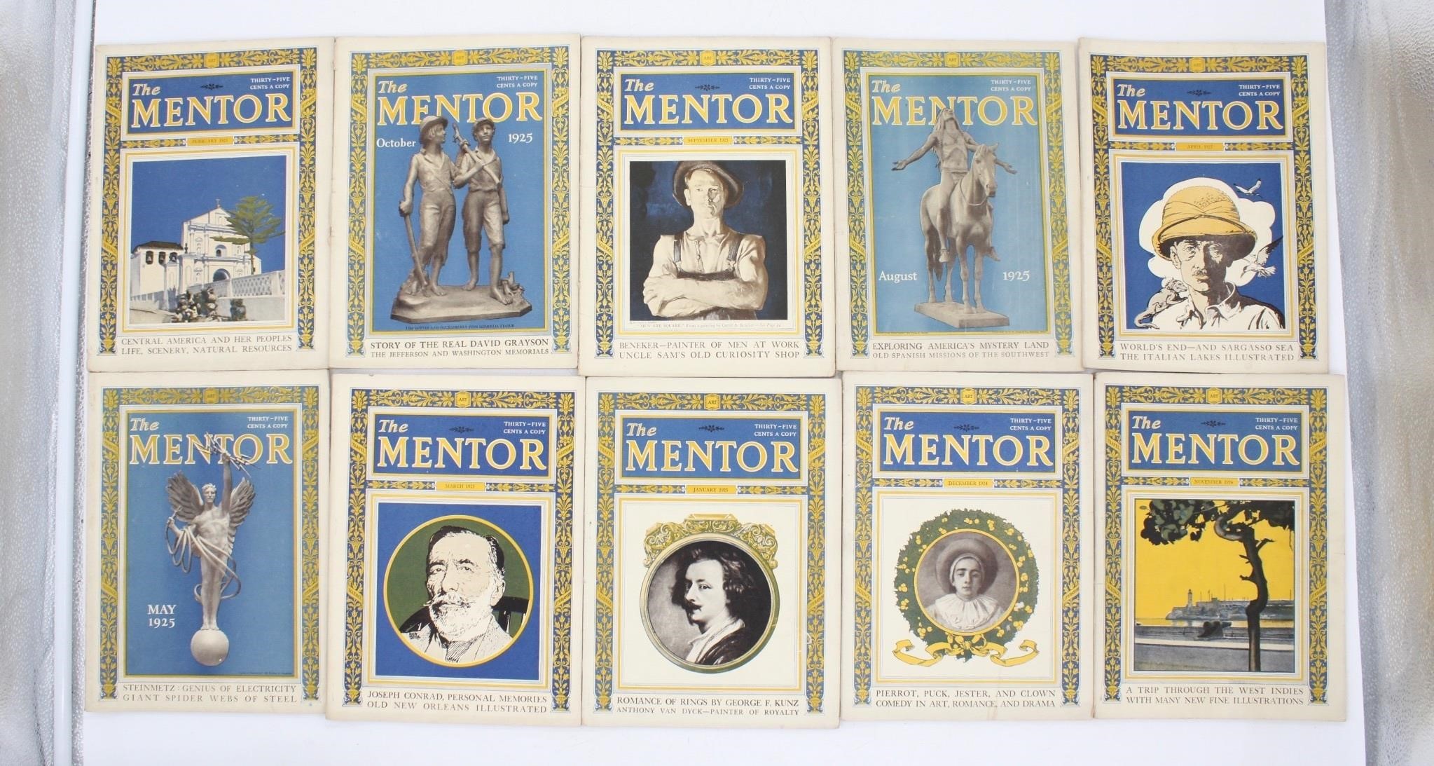 (10) 1925 The Mentor Magazines