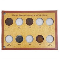 1817-1856 US Large Cent Set [30 Coins]