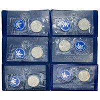 1971 Unc. Blue Envelope Ikes [16 Coins]