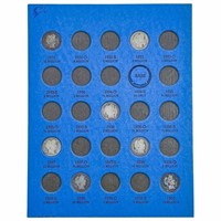 1892-1945 Barber and Mercury Dime Sets[129 Coins]