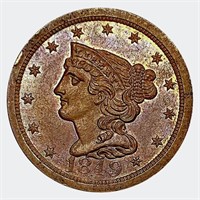 1849 Braided Hair Half Cent