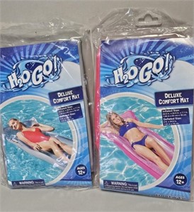2 Deluxe NEW Adult Size Pool Rafts NEW in package