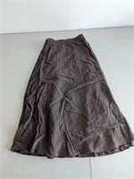 Burberry Brown Mid Length Skirt (4)