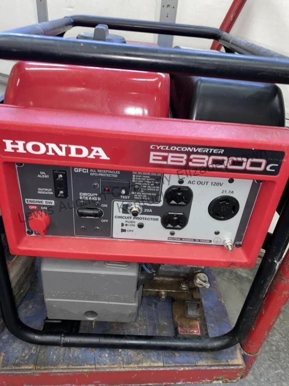 Honda generator not tested EB 3000