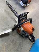 Stilhl chainsaw has compression