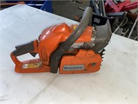 Husqvarna chainsaw has compression no blade