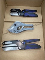 Box of utility cutters and more