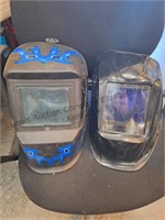 Welding helmets 2 .
One is by Viking, other is