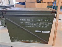 Large Ammo Can
Signal distress flare box.