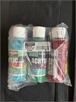 6 Sargent Acrylic Primary Color Paint Set