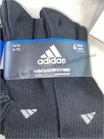 2 new packages of men's Adidas socks