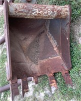 V-BOTTOM TRENCH BUCKET FOR BACKHOE