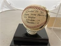 Signed Baseball Todd Helton 2002