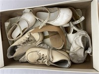 Box of Baby Shoes-approx 4 pr