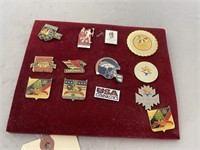 Collection of Lapel Pins Olympics & NFL