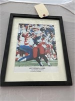 Framed/Matted Jeff Perino signed Photo