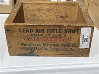 Vintage Winchester Lead Airgun Shot Wood Box