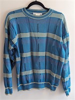 Izod Club Cotton Blue Sweater (XL)