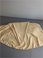 Large Gold Colored Table Cloth