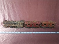 (3) Antique Train Car Toys: