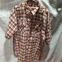 American heritage 4x mens plaid shirt