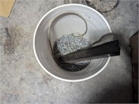 Partial Bucket of Roofing Nails