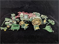 John Deere & IH Toy Tractors