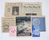 Man on The Moon Space Exploration Ephemera