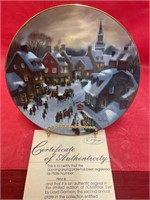 W. S. George plate No. 1995B  “Christmas Eve” by