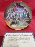 W. S. George plate No. 2022B  “Lilacs” by Vieonne