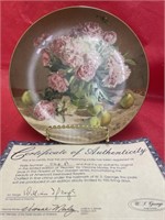 W. S. George plate No. 546A  “Peonies” by Vieonne