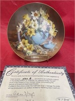 W. S. George plate No. 1537B  “Daffodils” by